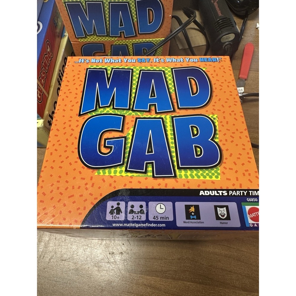 MAD GAB Card Board Game 100% COMPLETE‎ 1995 TIMER WORKS